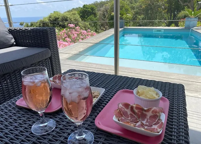 Βίλα With Pool, Sea View, Ste Lucie De Porto-vecchio Conca